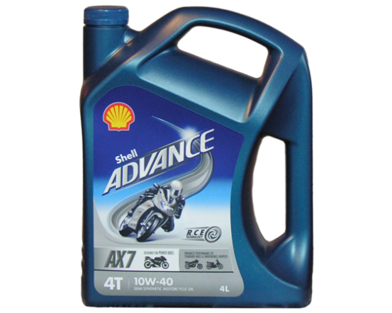 Shell Advance 4T AX7 10W-40 SMMA2 4L