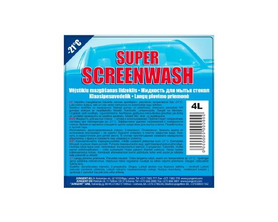 Klaasipesuvedelik - talvine & lõhnatu -20C 5L