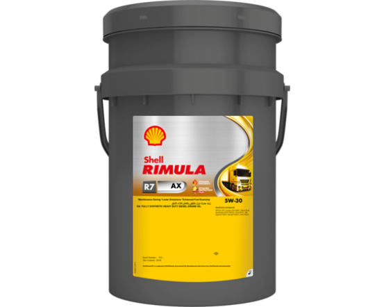 SHELL Rimula R7 AX 5W-30 20L